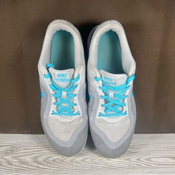 Nike Flex TR 6 Trainer Multisport Training Shoe Sneaker Gray Blue Womens 10 - Picture 8 of 9